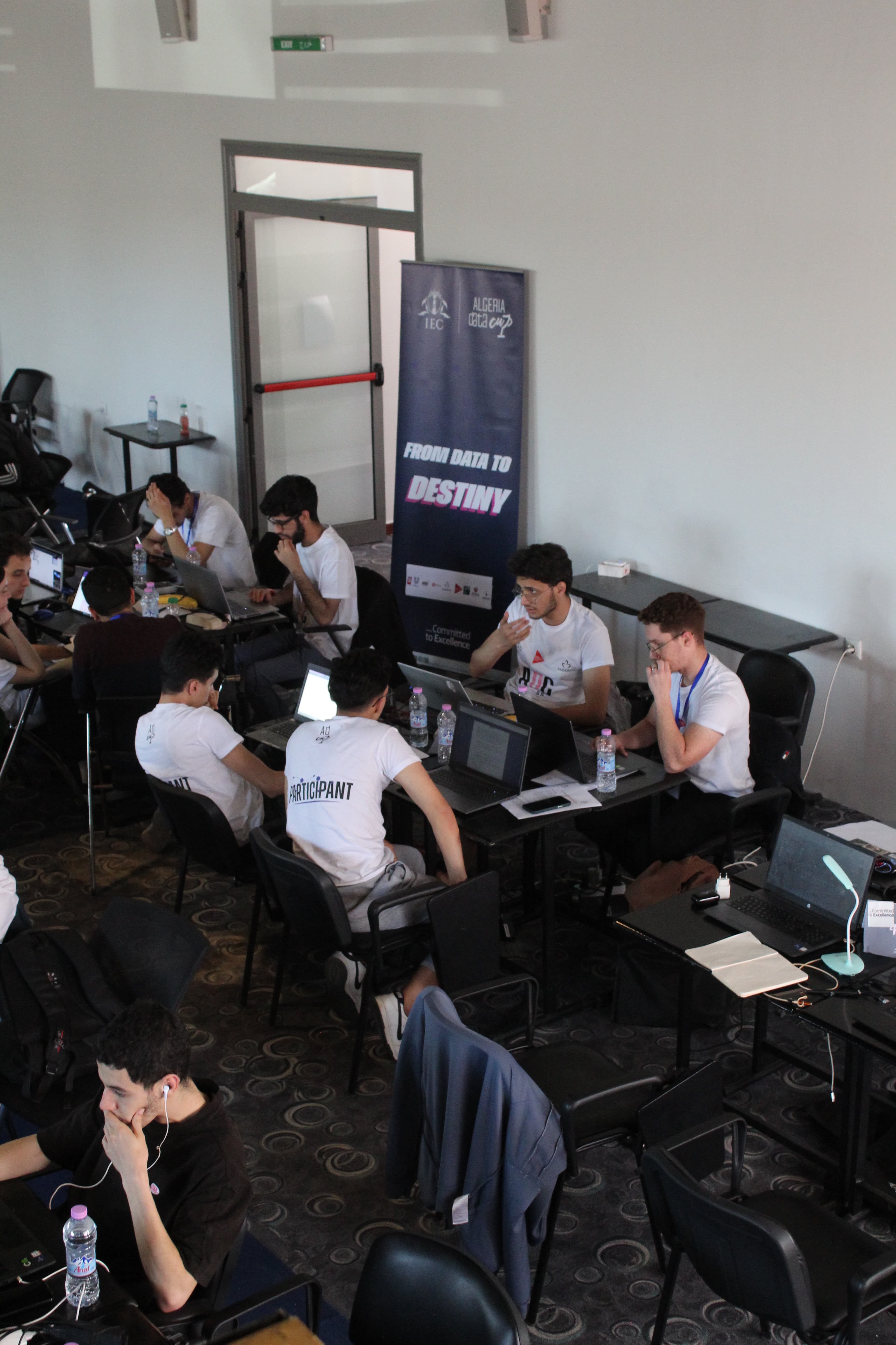 At a hackathon